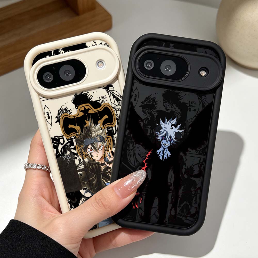 Google Pixel 8A - Casing Ponsel Keren Black Clover untuk