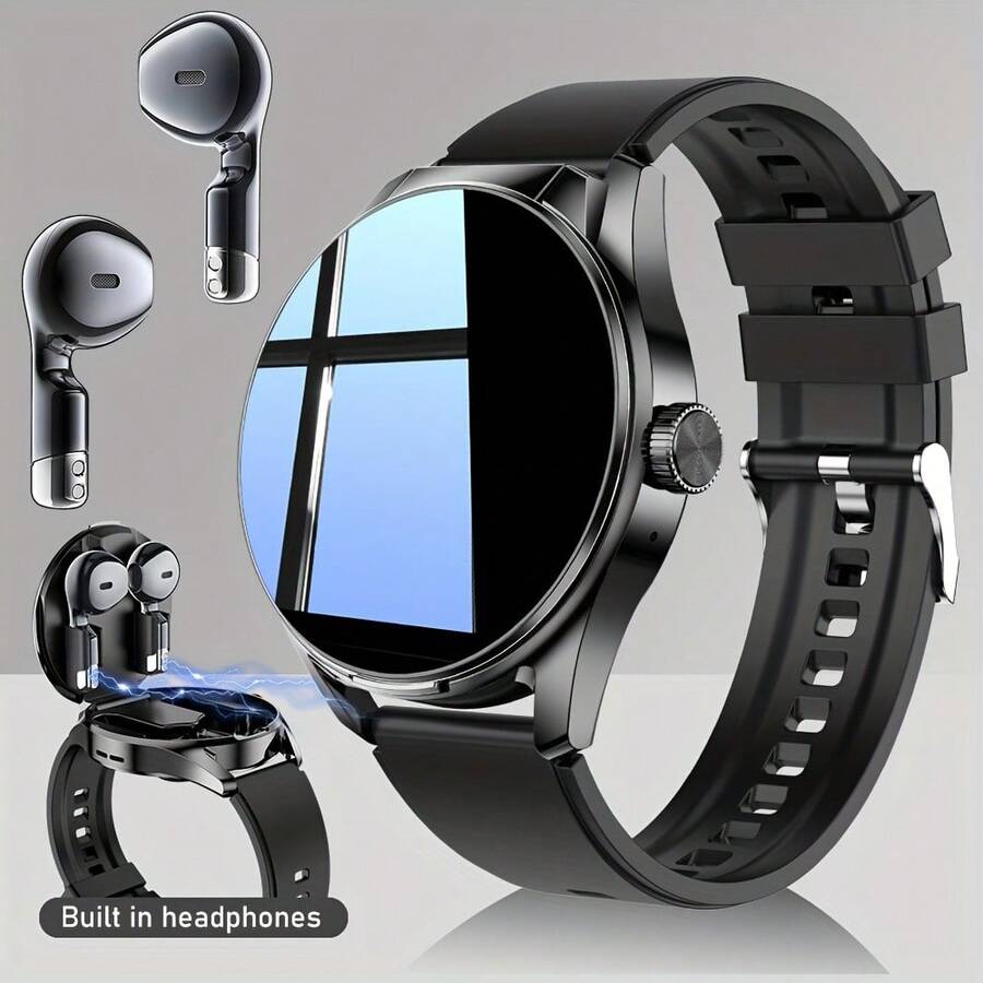 Smartwatch Face - Jam Tangan Pintar Dengan Earbud, Layar