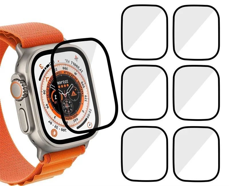 Watch Case Bumper - Pelindung Layar Film Tempered 3D Cocok