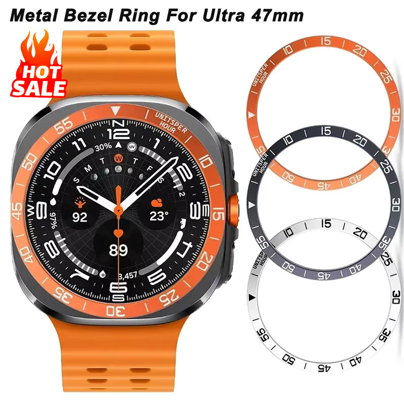Samsung Smartwatch Ultra Accessories - Casing Cincin Bezel Penutup Logam untuk
