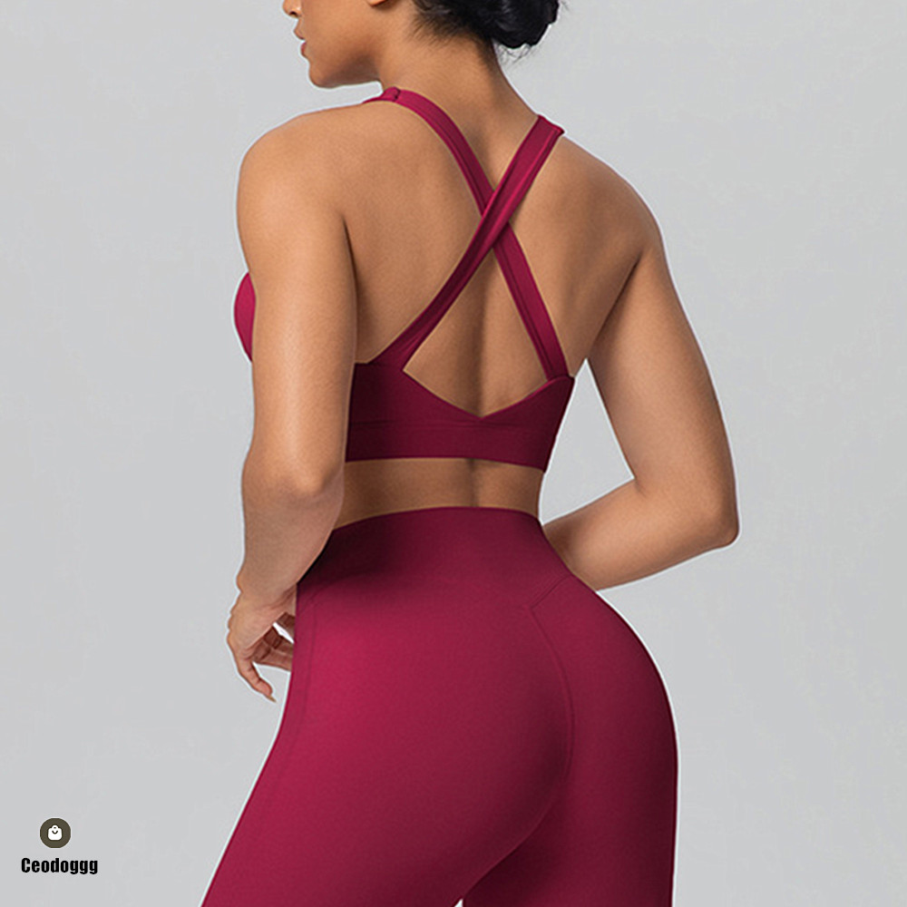 Rugged Sport Strap - Bra Yoga Tali Silang di Bahu,