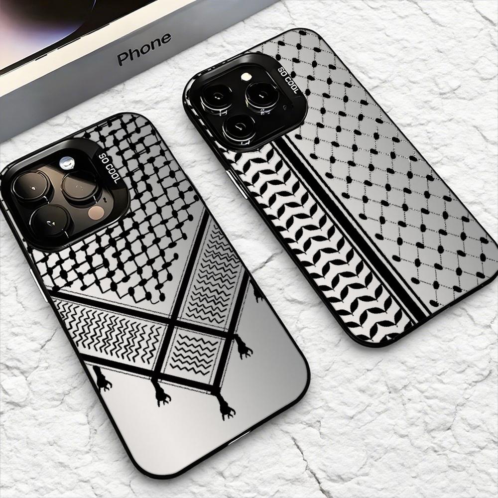 Casing Ponsel Keffiyeh Palesti - Apple Iphone 15 Pro Max ulasan dan harga