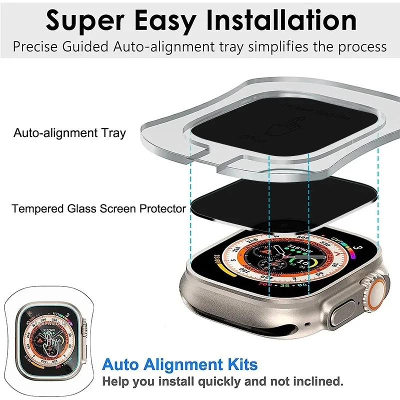 Kaca Tempered untuk Apple Watc - Watch Case Bumper ulasan dan harga