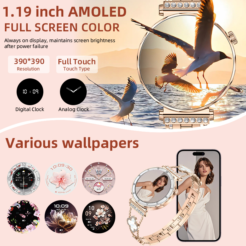 LIGE Jam Tangan Pintar Wanita  - Smartwatch Custom ulasan dan harga