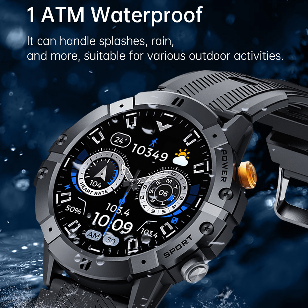 Jam Tangan Pintar Militer Luar - Smartwatch Face ulasan dan harga