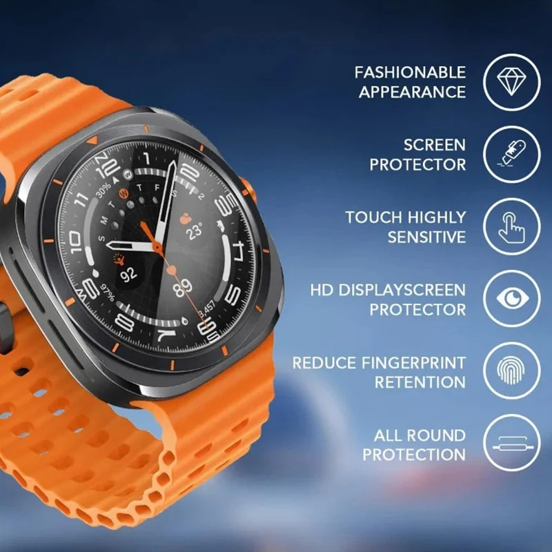 Kaca Tempered untuk jam tangan - Samsung Smartwatch Ultra Accessories ulasan dan harga