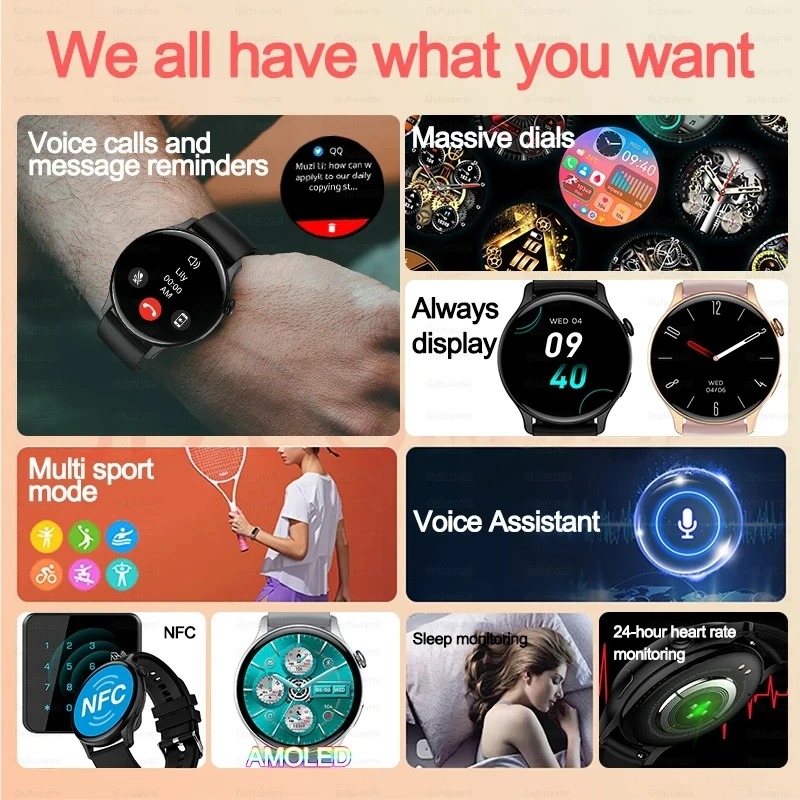 Jam Tangan Pintar Wanita 2026N - Smartwatch Custom ulasan dan harga